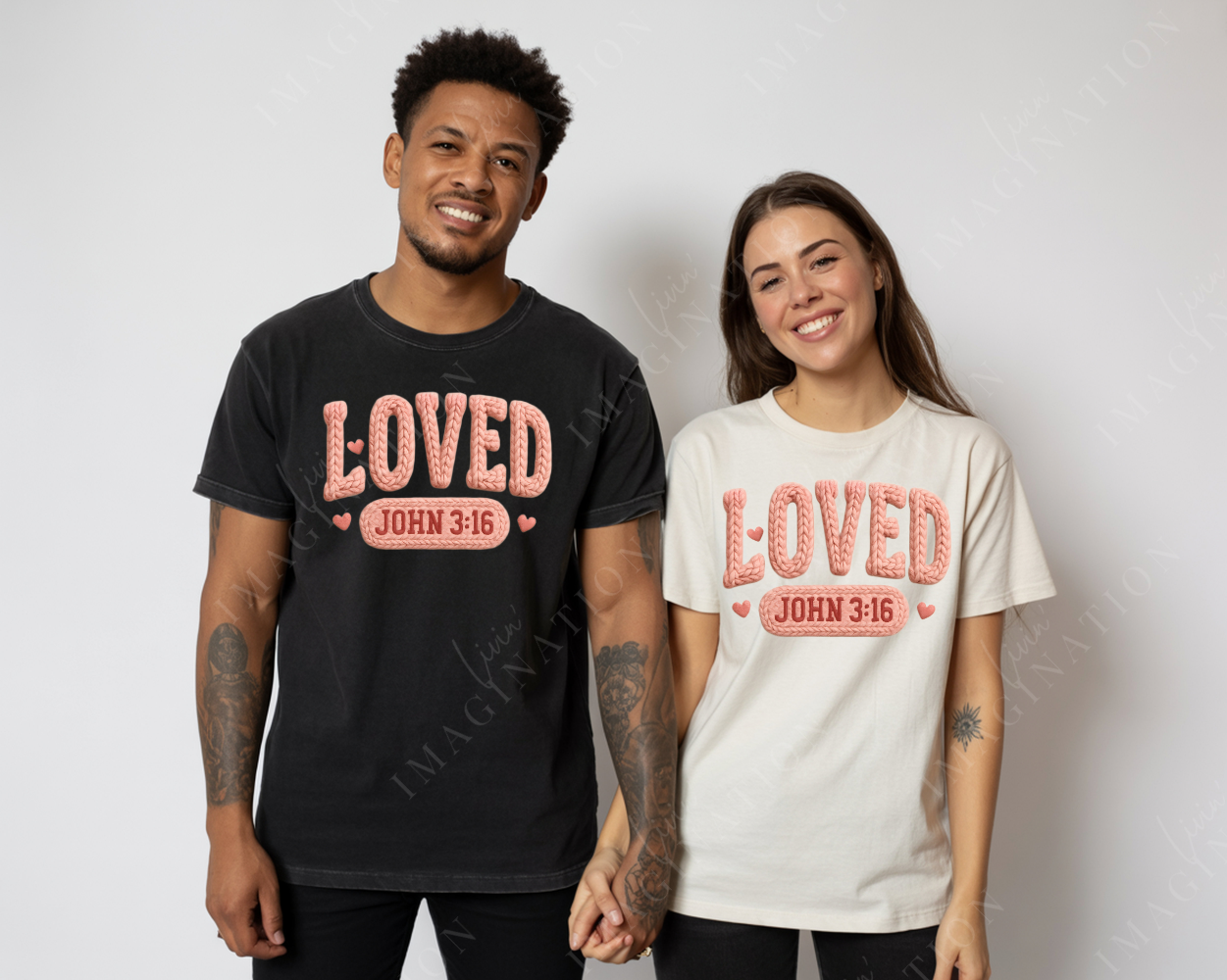 Loved 3:16 Valentine Tee