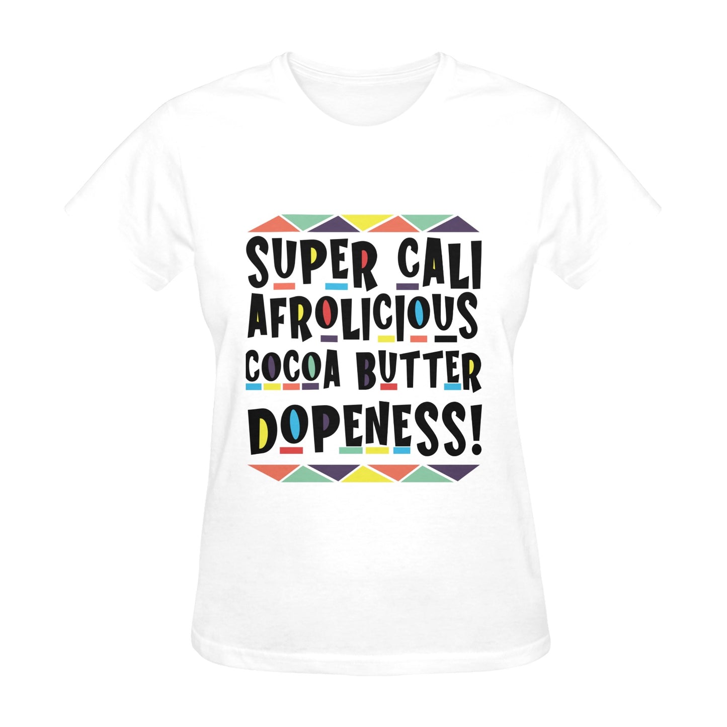 SUPER-OPROEP-AFRO-LICIOUS-KAKAOBOTTER-DOPENESS Volwasse T-hemp