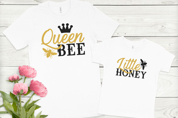 Queen Bee, Little Honey Tee Bundle