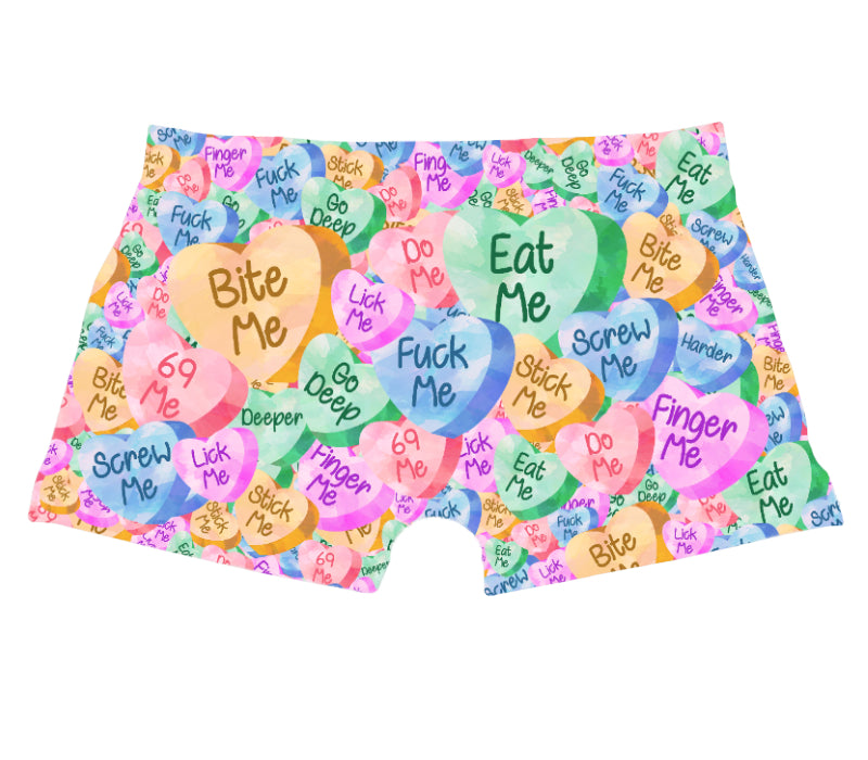 Naughty Candy Hearts Boyshorts