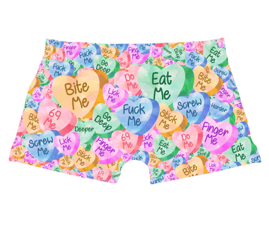 Naughty Candy Hearts Boyshorts