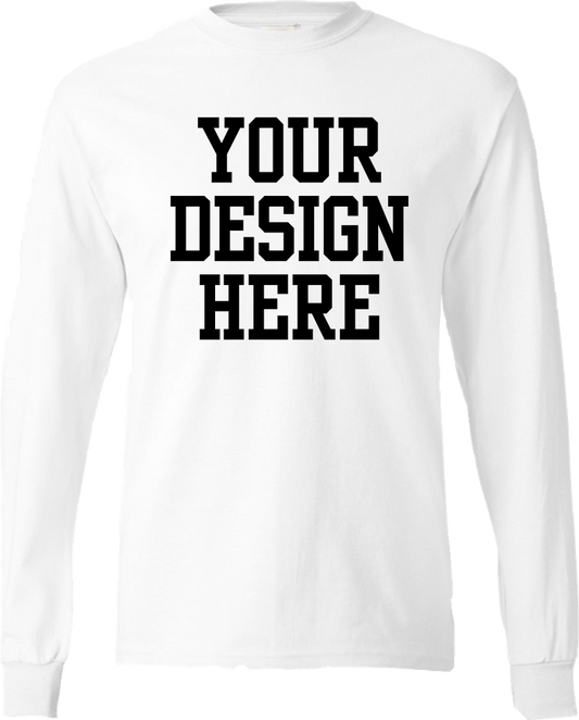 Custom Adult LS Tee (Front Only)