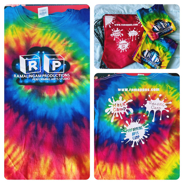 RAMAPPAS Tie-Dye Kids Camp T-shirt