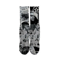 Malcolm X Tribute Streetwear Socks