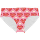 Valentines Love Ladies Bikini Underwear