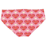 Valentines Love Ladies Bikini Underwear
