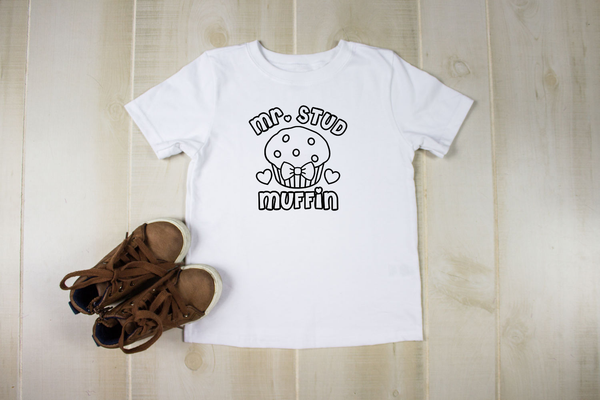 Mr Stud Muffin Coloring Tee